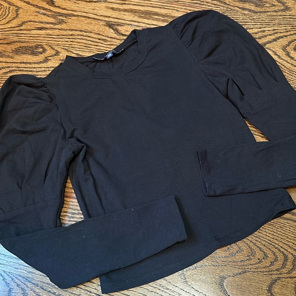 Black One ❤️ Clothing puff sleeve shirt